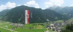 Archiv Foto Webcam Mayrhofen im Zillertal: Blick vom Gasthof Zimmereben 11:00