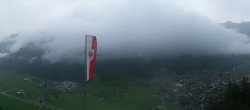 Archiv Foto Webcam Mayrhofen im Zillertal: Blick vom Gasthof Zimmereben 19:00