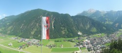 Archiv Foto Webcam Mayrhofen im Zillertal: Blick vom Gasthof Zimmereben 13:00