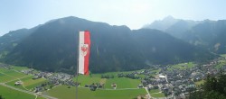 Archiv Foto Webcam Mayrhofen im Zillertal: Blick vom Gasthof Zimmereben 09:00
