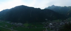 Archiv Foto Webcam Mayrhofen im Zillertal: Blick vom Gasthof Zimmereben 05:00