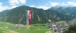 Archiv Foto Webcam Mayrhofen im Zillertal: Blick vom Gasthof Zimmereben 13:00