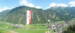 Archiv Foto Webcam Mayrhofen im Zillertal: Blick vom Gasthof Zimmereben 15:00