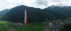 Archiv Foto Webcam Mayrhofen im Zillertal: Blick vom Gasthof Zimmereben 09:00
