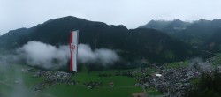 Archiv Foto Webcam Mayrhofen im Zillertal: Blick vom Gasthof Zimmereben 05:00