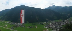 Archiv Foto Webcam Mayrhofen im Zillertal: Blick vom Gasthof Zimmereben 09:00