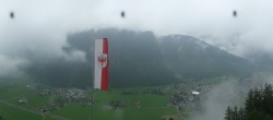 Archiv Foto Webcam Mayrhofen im Zillertal: Blick vom Gasthof Zimmereben 13:00