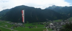 Archiv Foto Webcam Mayrhofen im Zillertal: Blick vom Gasthof Zimmereben 09:00