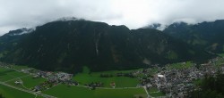 Archiv Foto Webcam Mayrhofen im Zillertal: Blick vom Gasthof Zimmereben 09:00