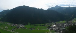 Archiv Foto Webcam Mayrhofen im Zillertal: Blick vom Gasthof Zimmereben 09:00