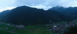 Archiv Foto Webcam Mayrhofen im Zillertal: Blick vom Gasthof Zimmereben 19:00