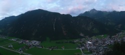 Archiv Foto Webcam Mayrhofen im Zillertal: Blick vom Gasthof Zimmereben 19:00