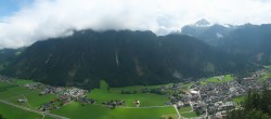 Archiv Foto Webcam Mayrhofen im Zillertal: Blick vom Gasthof Zimmereben 11:00