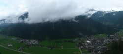 Archiv Foto Webcam Mayrhofen im Zillertal: Blick vom Gasthof Zimmereben 17:00