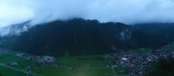 Archiv Foto Webcam Mayrhofen im Zillertal: Blick vom Gasthof Zimmereben 19:00