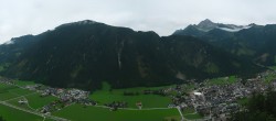 Archiv Foto Webcam Mayrhofen im Zillertal: Blick vom Gasthof Zimmereben 09:00
