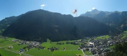Archiv Foto Webcam Mayrhofen im Zillertal: Blick vom Gasthof Zimmereben 09:00