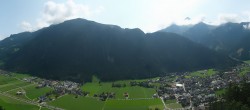 Archiv Foto Webcam Mayrhofen im Zillertal: Blick vom Gasthof Zimmereben 09:00