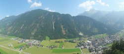 Archiv Foto Webcam Mayrhofen im Zillertal: Blick vom Gasthof Zimmereben 13:00