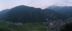 Archiv Foto Webcam Mayrhofen im Zillertal: Blick vom Gasthof Zimmereben 19:00