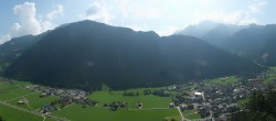 Archiv Foto Webcam Mayrhofen im Zillertal: Blick vom Gasthof Zimmereben 09:00