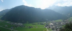 Archiv Foto Webcam Mayrhofen im Zillertal: Blick vom Gasthof Zimmereben 09:00