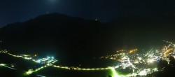 Archiv Foto Webcam Mayrhofen im Zillertal: Blick vom Gasthof Zimmereben 22:00