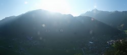 Archiv Foto Webcam Mayrhofen im Zillertal: Blick vom Gasthof Zimmereben 02:00