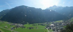 Archiv Foto Webcam Mayrhofen im Zillertal: Blick vom Gasthof Zimmereben 09:00