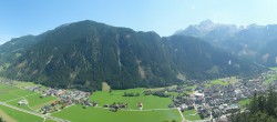 Archiv Foto Webcam Mayrhofen im Zillertal: Blick vom Gasthof Zimmereben 11:00