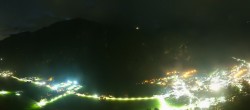 Archiv Foto Webcam Mayrhofen im Zillertal: Blick vom Gasthof Zimmereben 03:00