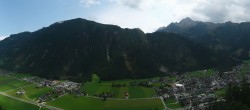 Archiv Foto Webcam Mayrhofen im Zillertal: Blick vom Gasthof Zimmereben 11:00