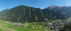 Archiv Foto Webcam Mayrhofen im Zillertal: Blick vom Gasthof Zimmereben 13:00