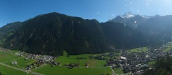 Archiv Foto Webcam Mayrhofen im Zillertal: Blick vom Gasthof Zimmereben 11:00