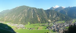 Archiv Foto Webcam Mayrhofen im Zillertal: Blick vom Gasthof Zimmereben 15:00