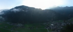 Archiv Foto Webcam Mayrhofen im Zillertal: Blick vom Gasthof Zimmereben 07:00