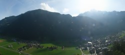 Archiv Foto Webcam Mayrhofen im Zillertal: Blick vom Gasthof Zimmereben 09:00