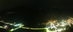 Archiv Foto Webcam Mayrhofen im Zillertal: Blick vom Gasthof Zimmereben 03:00