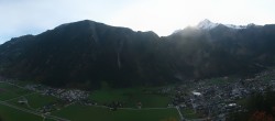 Archiv Foto Webcam Mayrhofen im Zillertal: Blick vom Gasthof Zimmereben 07:00