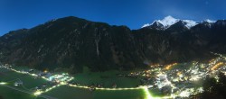 Archiv Foto Webcam Mayrhofen im Zillertal: Blick vom Gasthof Zimmereben 01:00