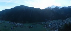 Archiv Foto Webcam Mayrhofen im Zillertal: Blick vom Gasthof Zimmereben 07:00