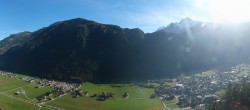 Archiv Foto Webcam Mayrhofen im Zillertal: Blick vom Gasthof Zimmereben 09:00