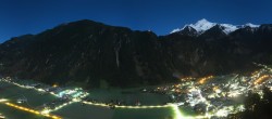 Archived image Webcam Mayrhofen im Zillertal: Zimmereben 03:00