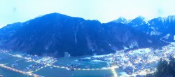 Archiv Foto Webcam Mayrhofen im Zillertal: Blick vom Gasthof Zimmereben 06:00