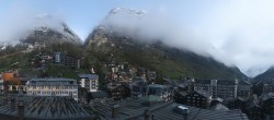 Archived image Webcam Panorama Hotel Zermatterhof 02:00