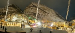 Archived image Webcam Panorama Hotel Zermatterhof 23:00