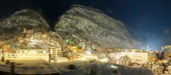 Archived image Webcam Panorama Hotel Zermatterhof 21:00