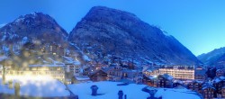 Archiv Foto Webcam Panorama Zermatterhof 05:00