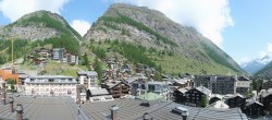 Archived image Webcam Panorama Hotel Zermatterhof 09:00