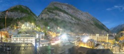 Archiv Foto Webcam Panorama Zermatterhof 23:00